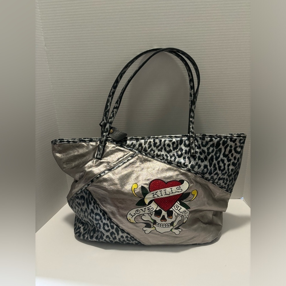 Ed Hardy Y2K Large Tote Bag Shoulder Purse